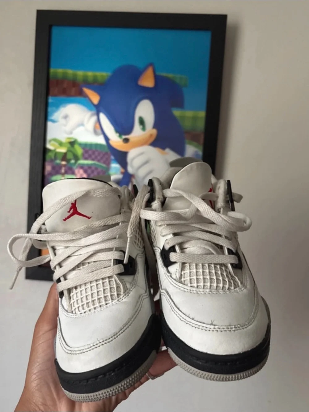 Jordan Kids White Black and Gray Sneakers